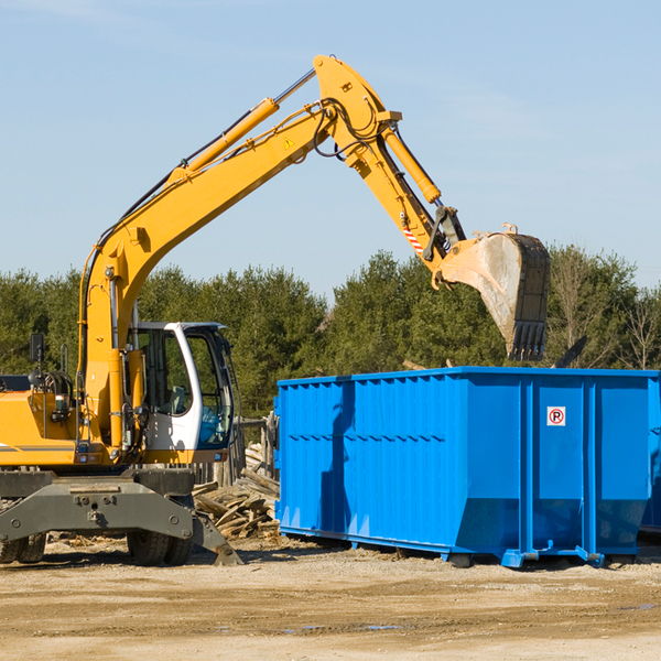 how does a residential dumpster rental service work in North Java NY